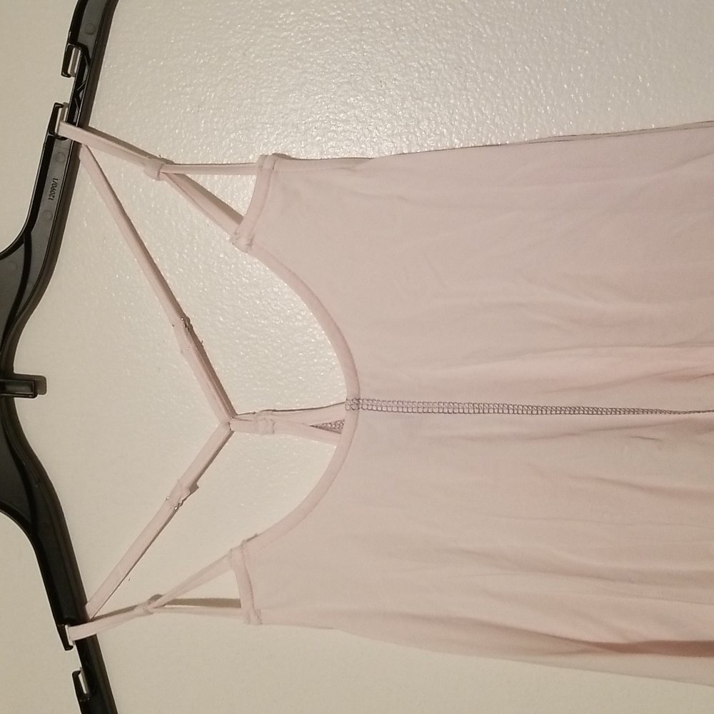 Nwt Splendid Solid Jersey Knit Racer Back Soft Rayon Sleep Tank Pink Marshmallow - Picture 3 of 9